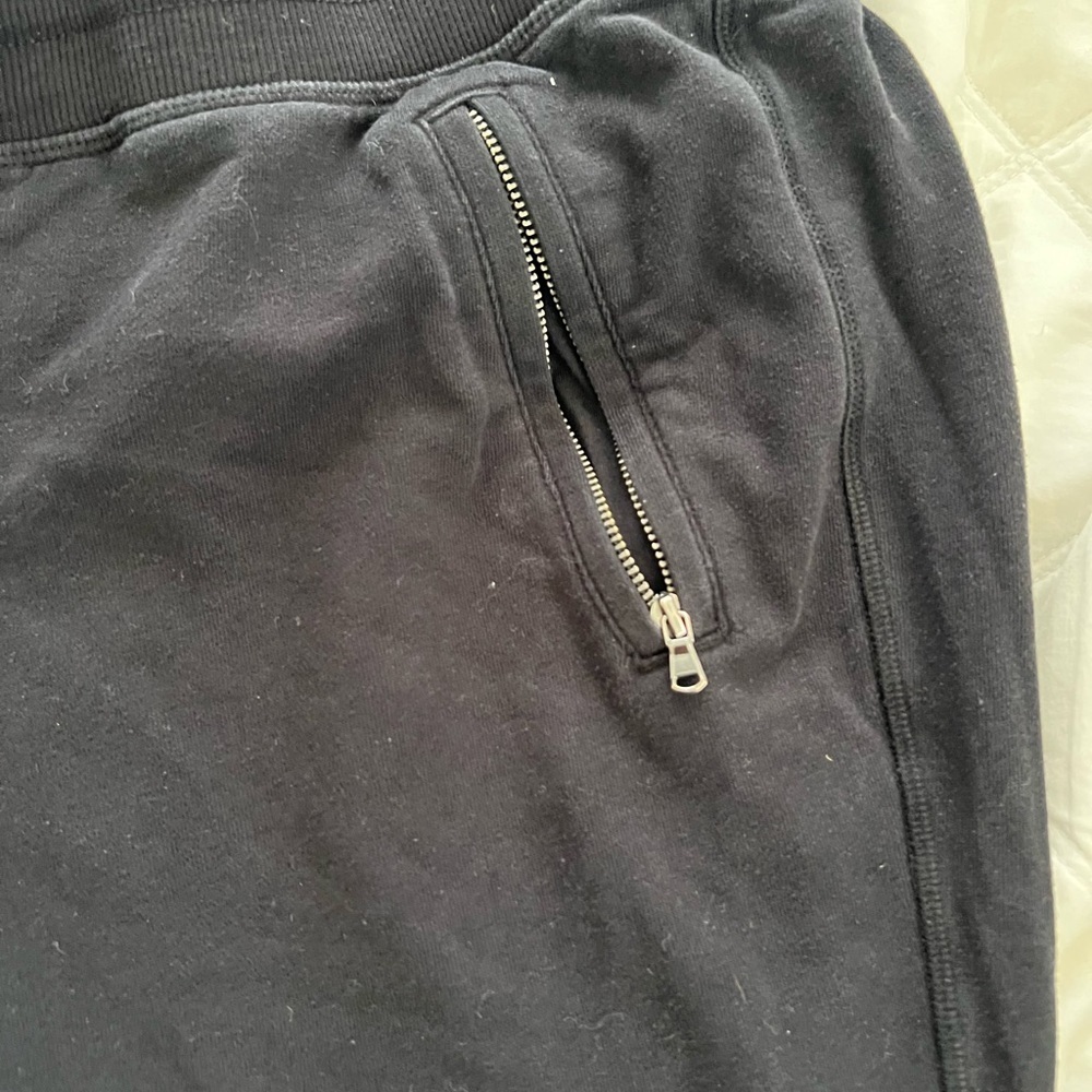 Black drawstring joggers - Picture 3 of 4